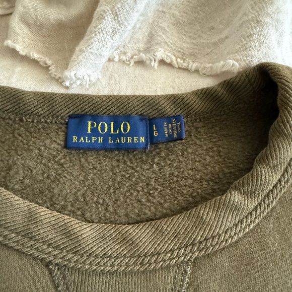 Polo Ralph Lauren Olive Green Sweater - Picture 2 of 3